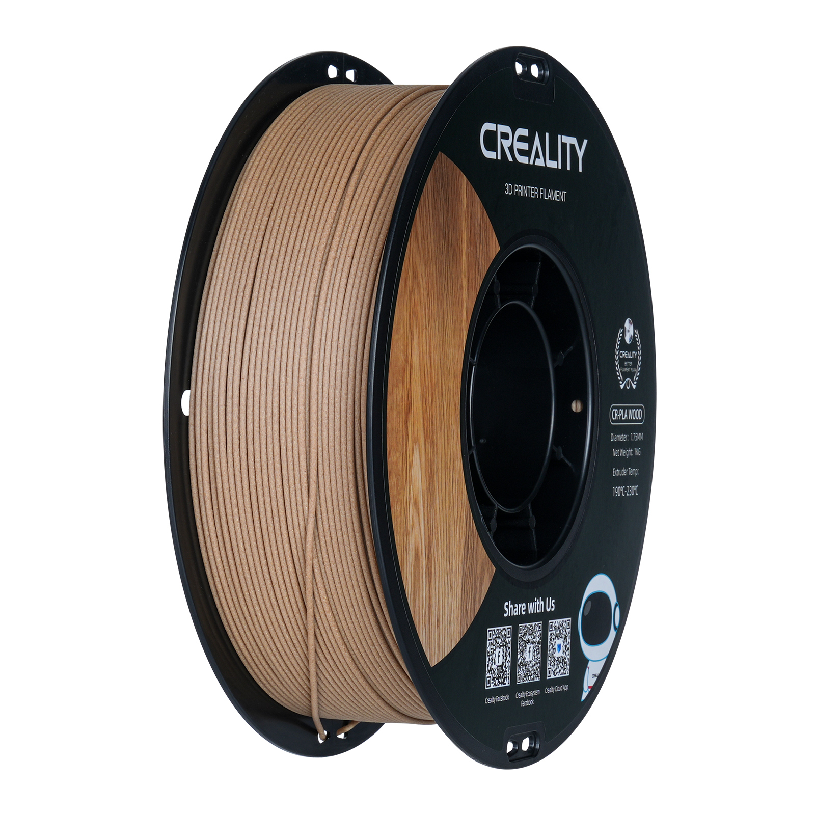 Filament Creality CR-Wood 1,75 mm 1 kg