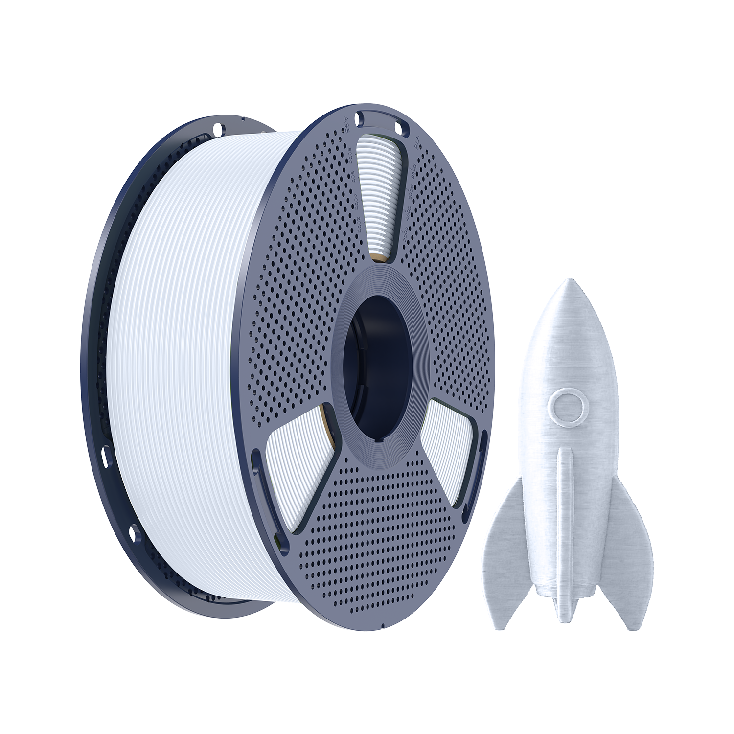 Sunlu 1.75mm, 1kg/spool, High-Speed PLA filament (White)