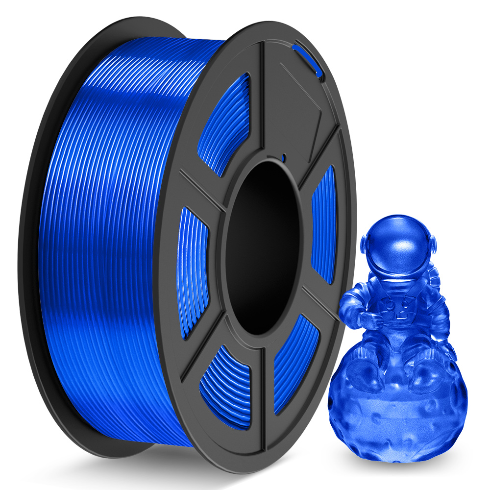 Sunlu 1.75mm, 1kg/spool, PVB filament (Transparent Blue)