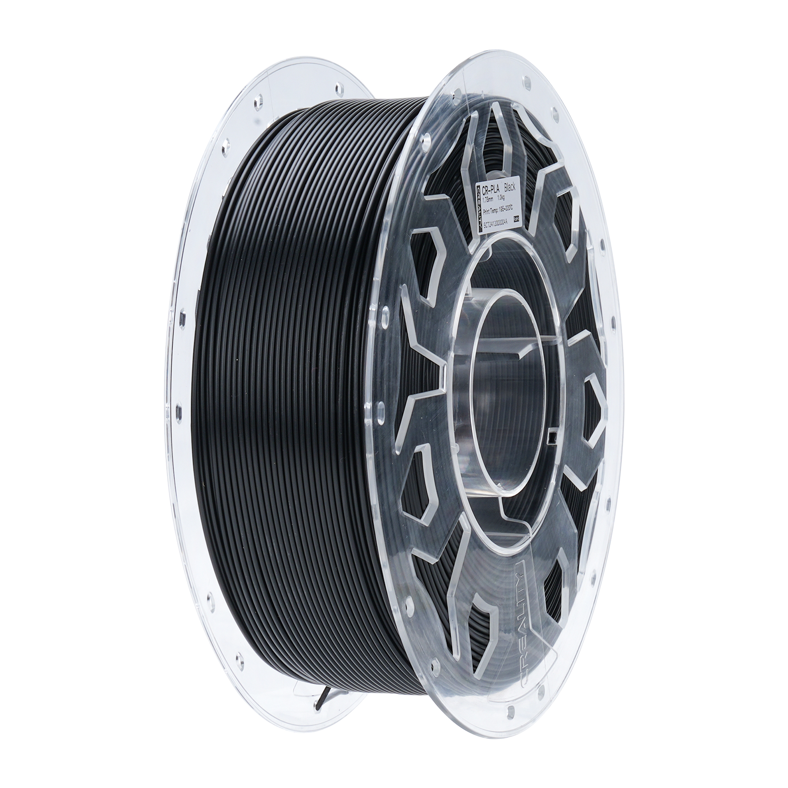 Filament Creality CR-PLA pour imprimante 3D FDM, 1,0 kg, 1,75 mm, noir