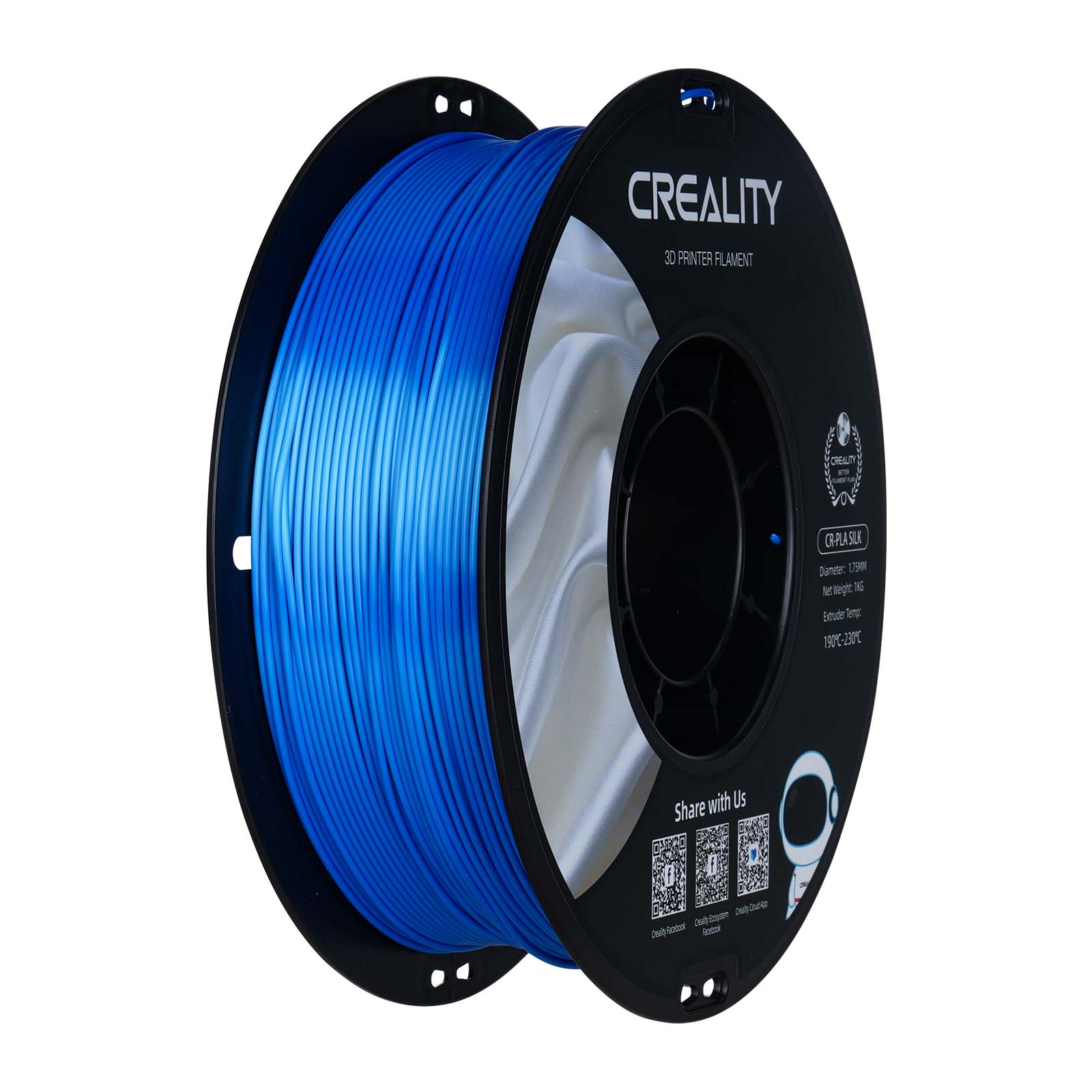 Creality CR-Silk PLA Filament 1.0Kg 1.75mm,Blue