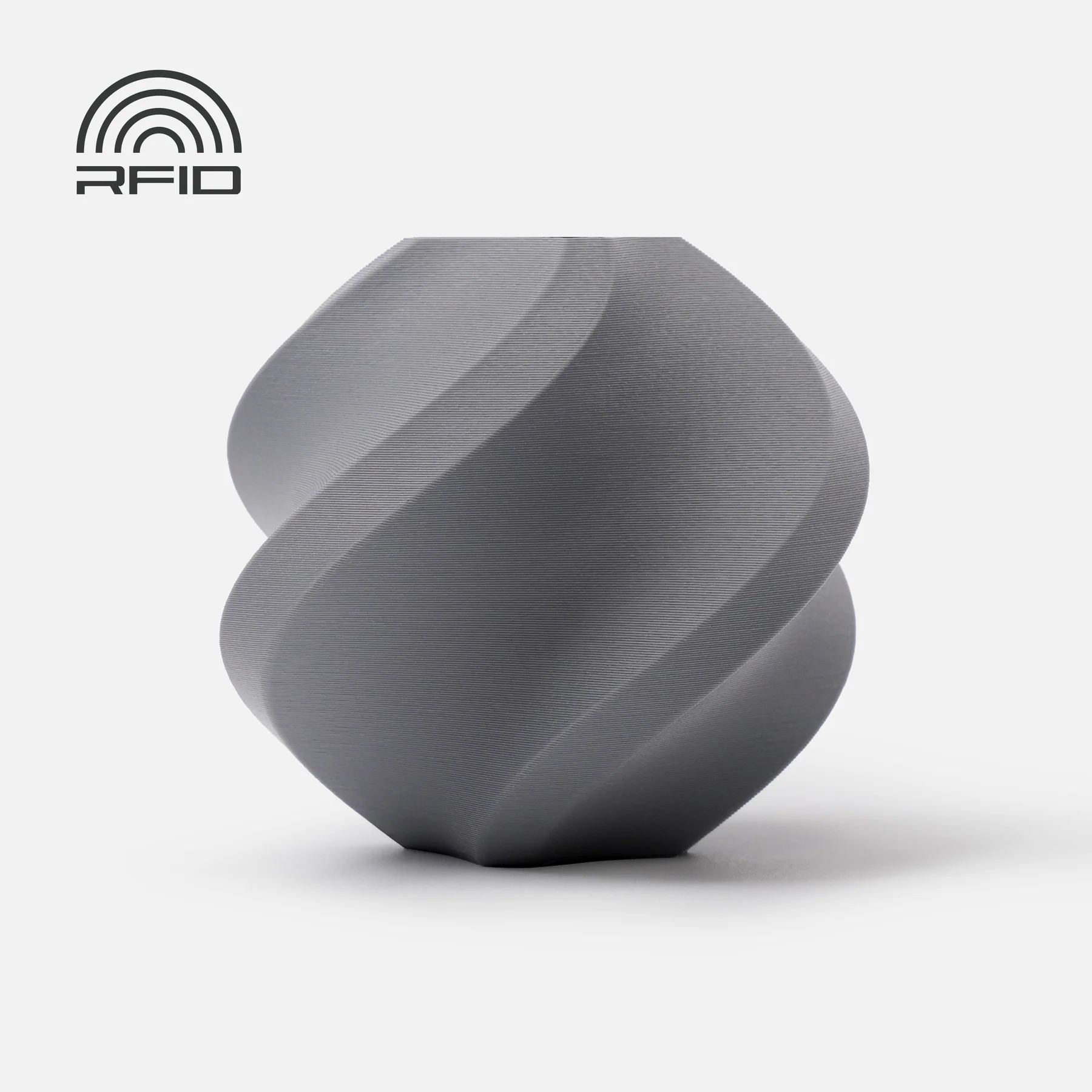 Bambu Lab PLA Matte Filament, Ash Gray