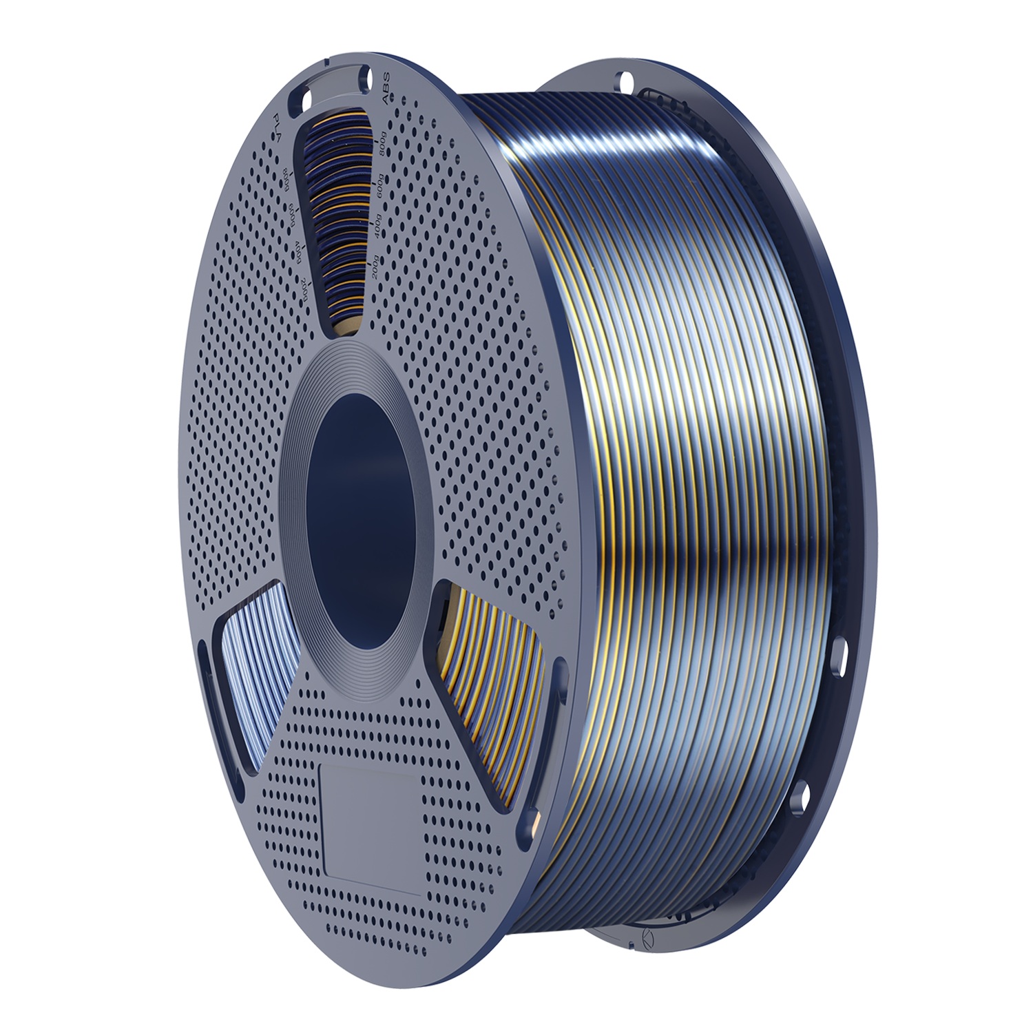 Sunlu Silk PLA+ Dual Color filament, Black Gold