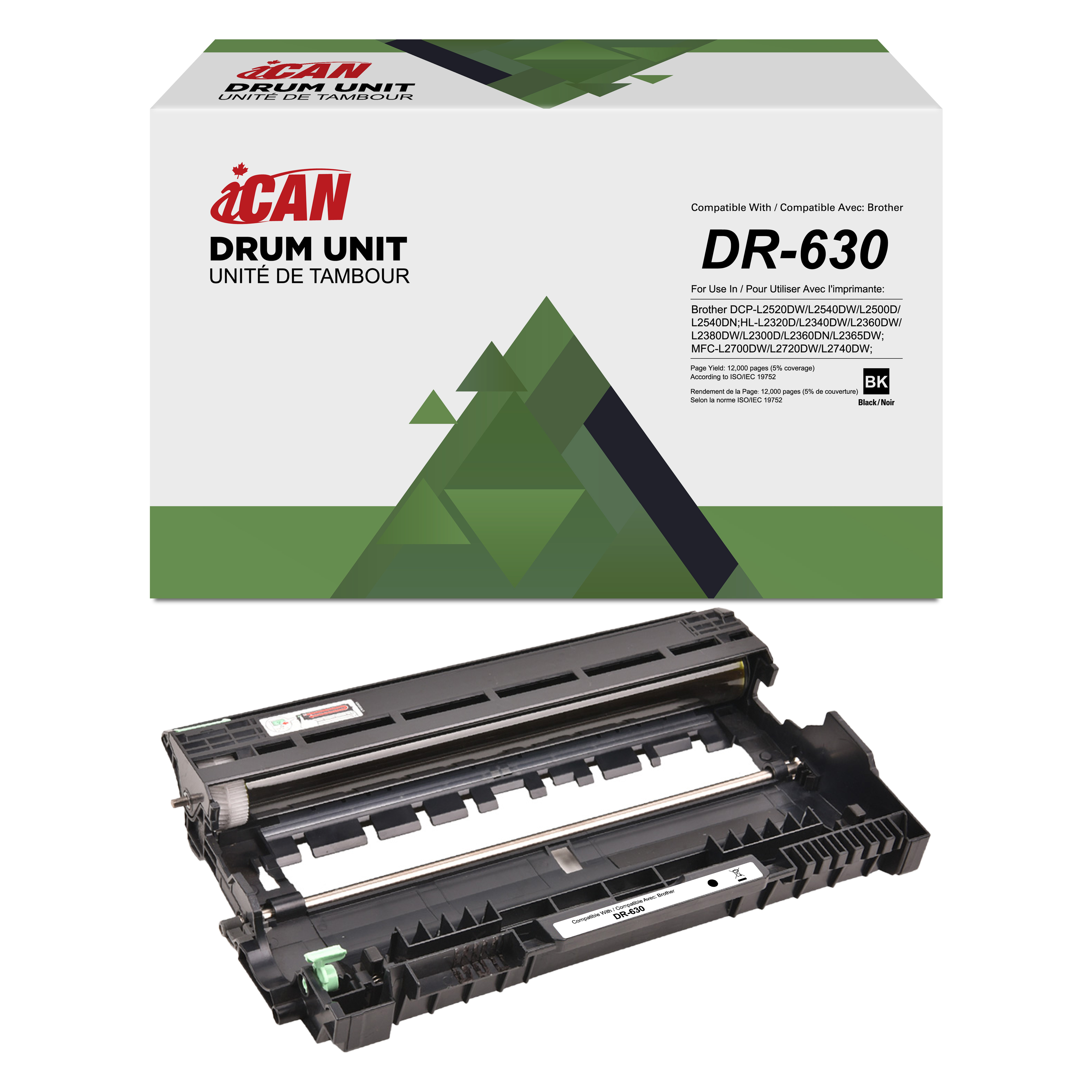 iCAN Compatible Brother DR630 Drum Cartridge