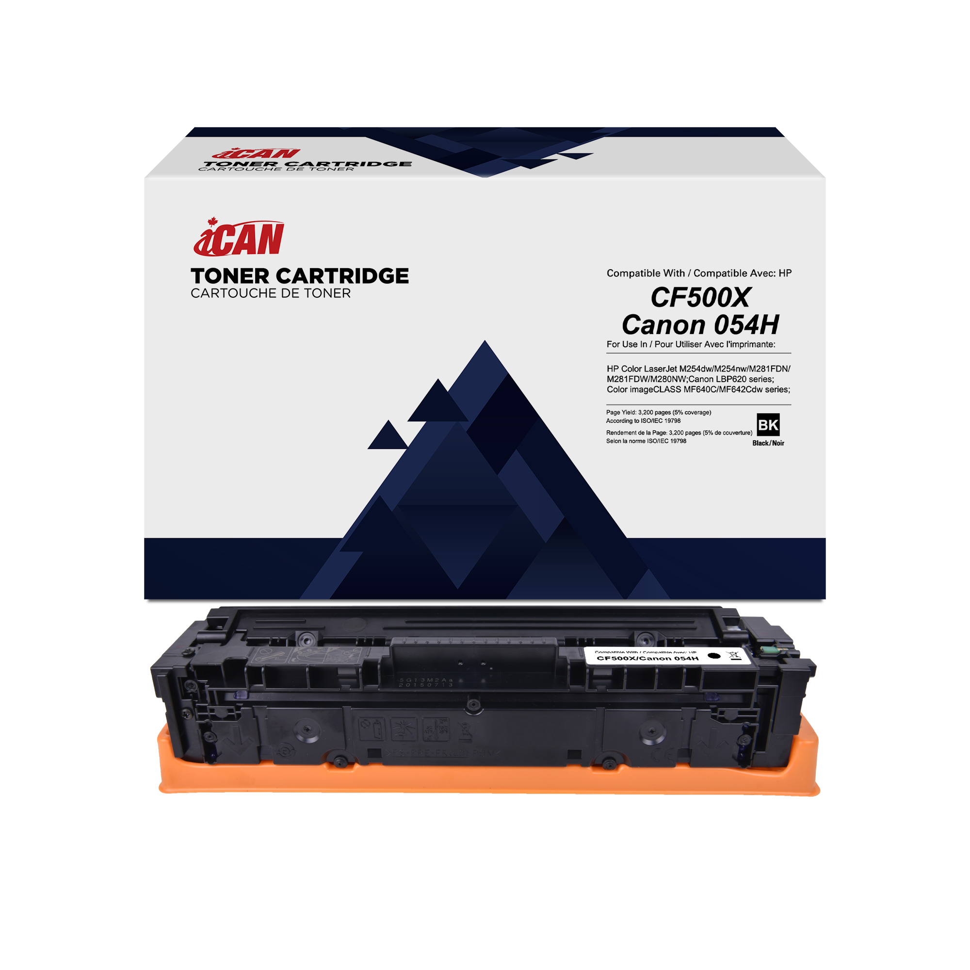 iCan Compatible with HP 202X (CF500X) High Yield Black