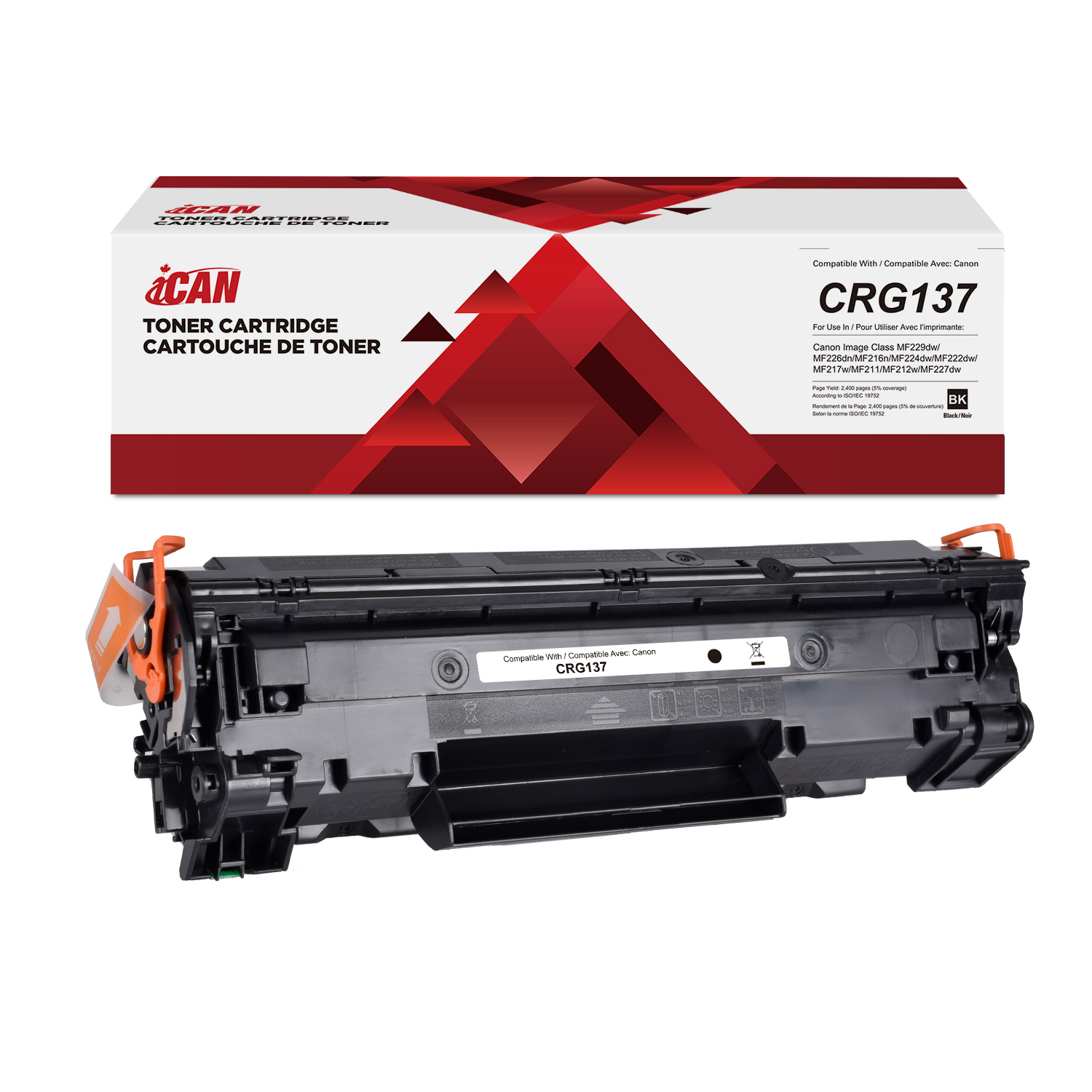iCAN Compatible Canon 137 Black Toner Cartridge