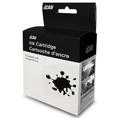 iCAN Cartouche d'encre noire compatible HP 65XL haute capacité