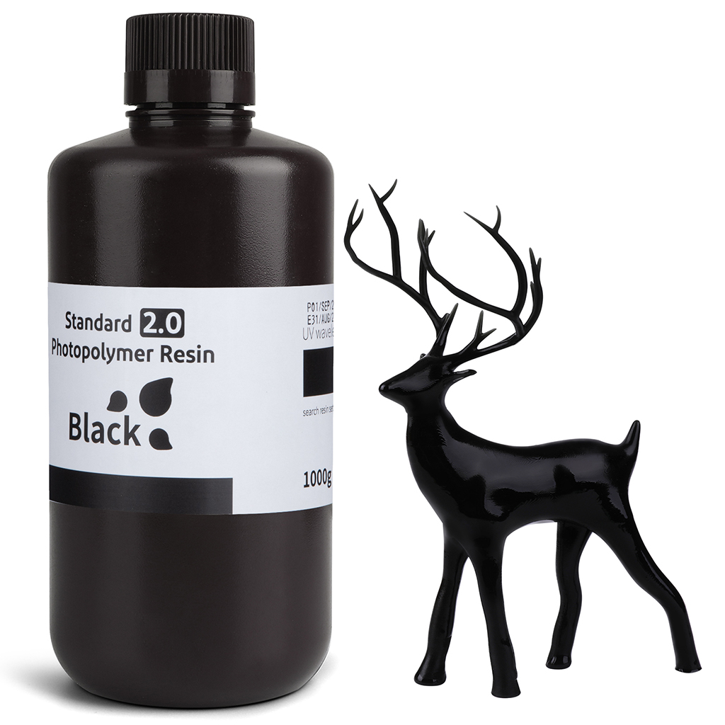 Elegoo Standard Resin V2.0 1000g Black