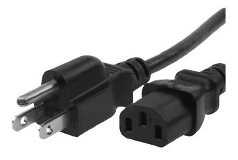 iCAN Heavy Duty External Computer Power Cable/Cord 18AWG, 10FT