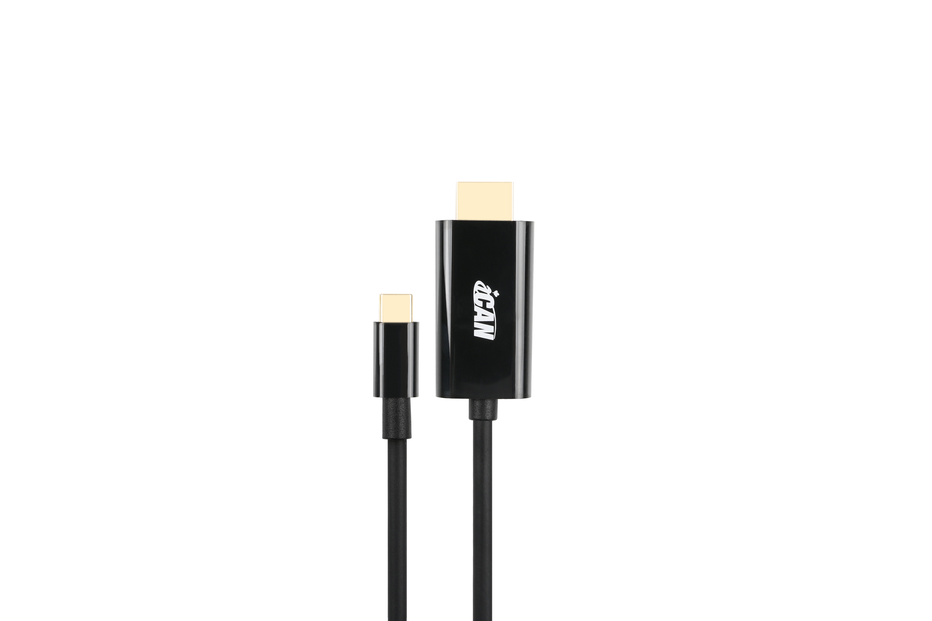 iCAN Type-C to HDMI (4K/60Hz) M/M Cable with HDR - 6FT Black