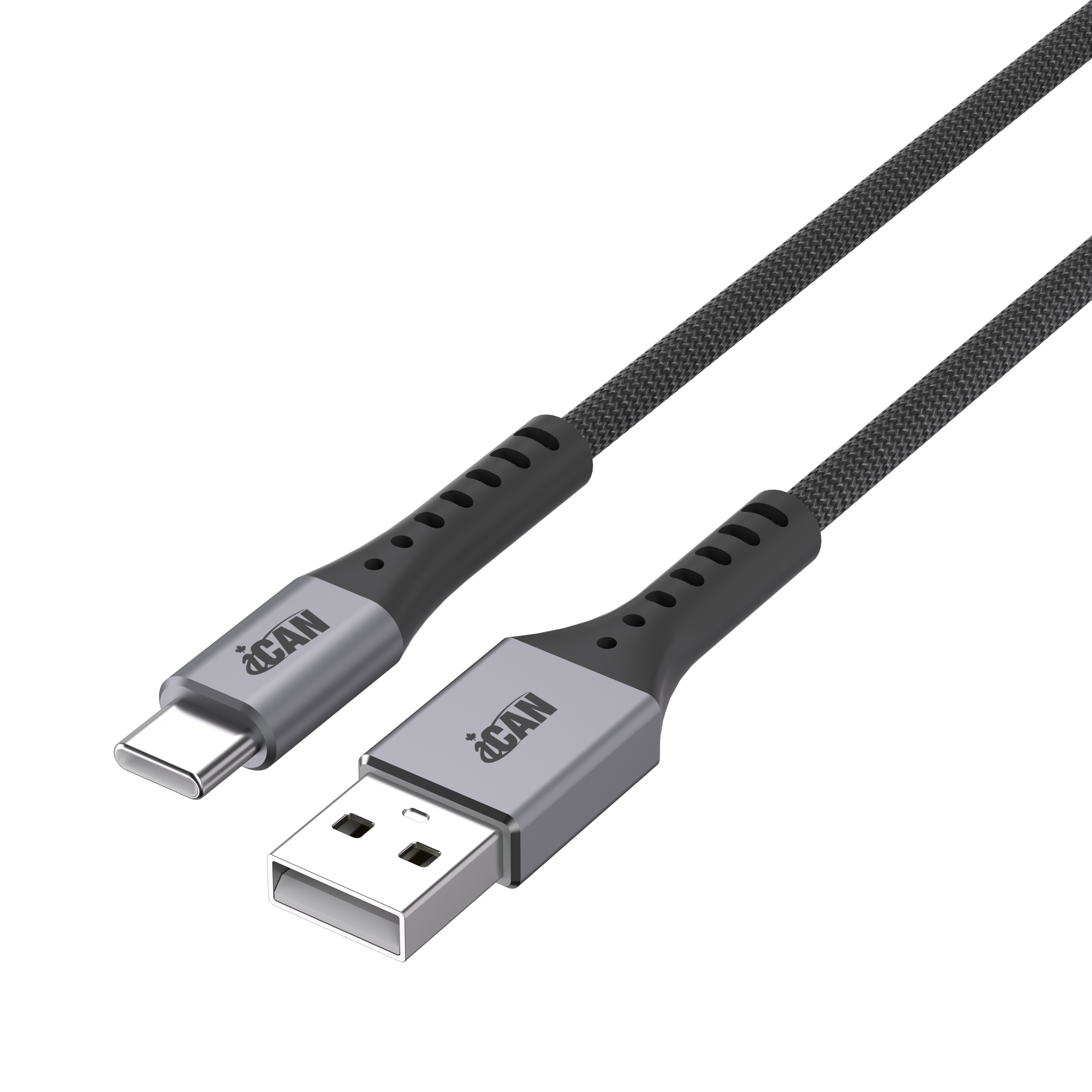 iCAN USB 2.0 Type-A Male to Type-C Male Cable, 15W,9.9ft