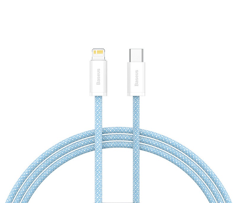 Câble de données de charge rapide Baseus « Dynamic Series » USB Type-C vers iP 20 W, 1 m, bleu