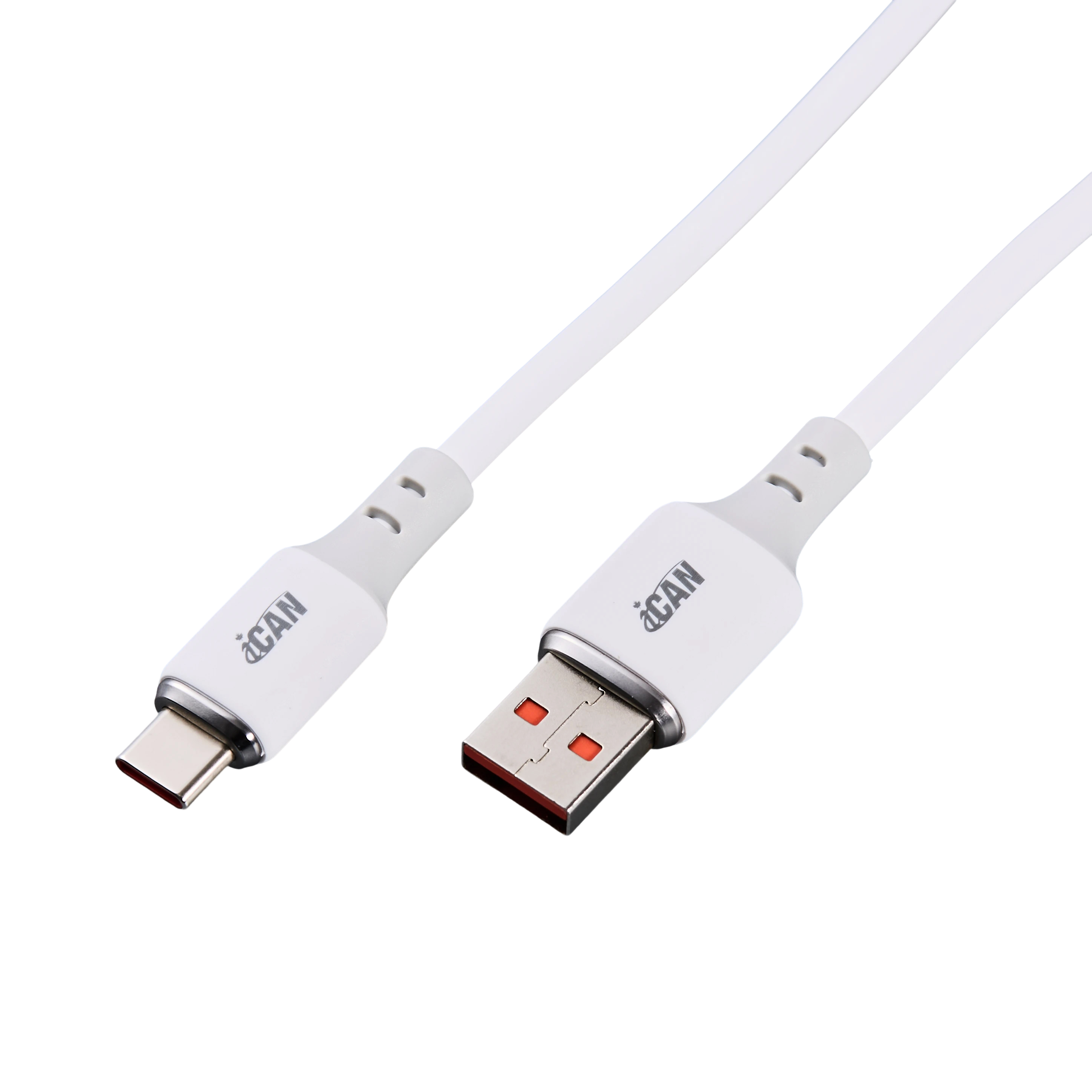 iCAN USB 2.0 Type-A Male to Type-C Male Cable, 100W, 6ft