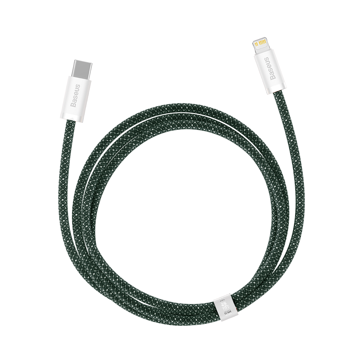Baseus Câble de données et charge rapide USB Type-C vers iP, 20W, 1m, Vert