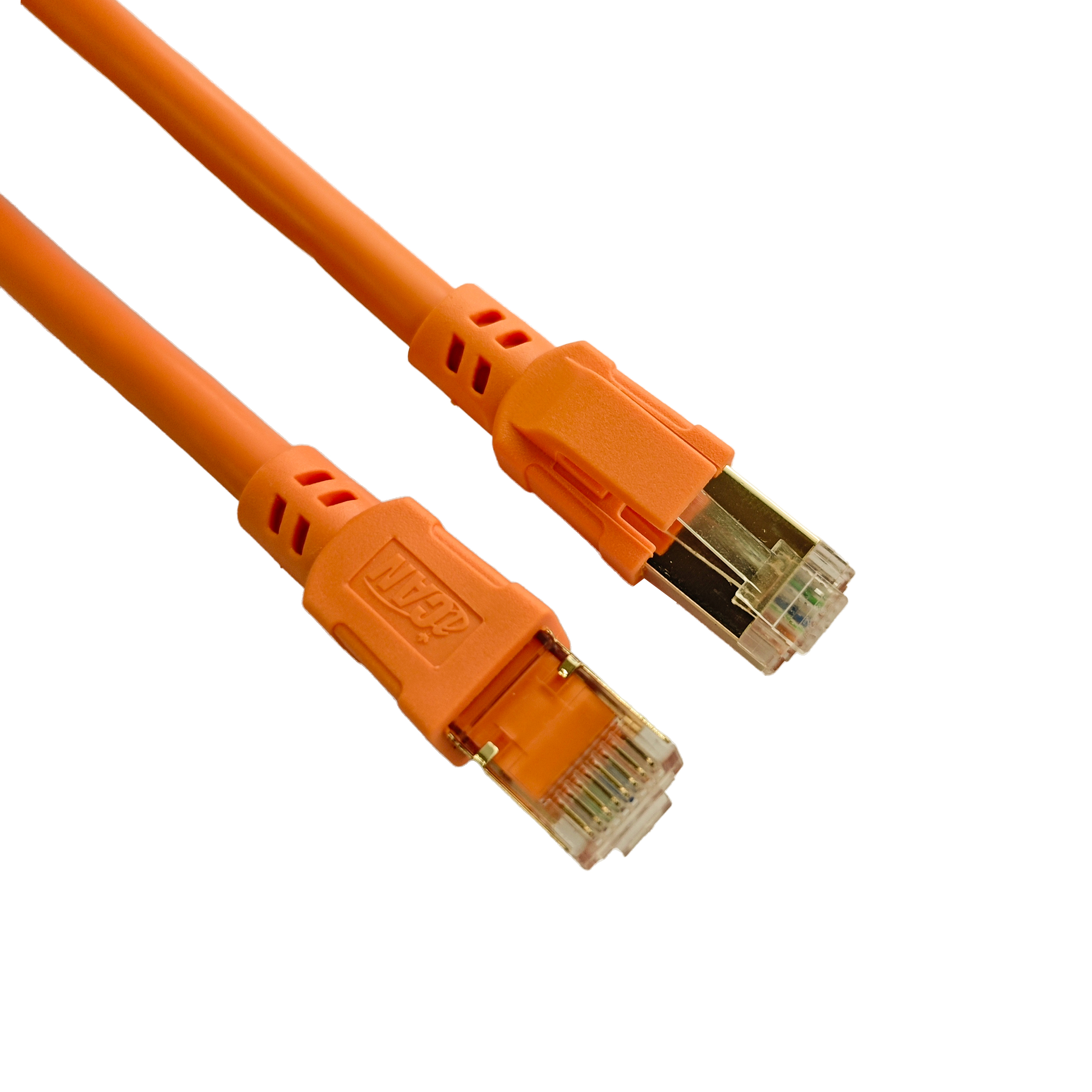 iCAN CAT6A Ethernet Patch Cable,10Gbps, 15FT, Orange