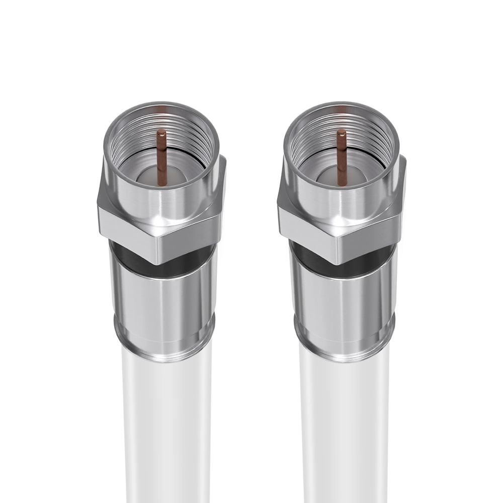 Câble coaxial TV iCAN RG6, mâle vers mâle, 91 cm