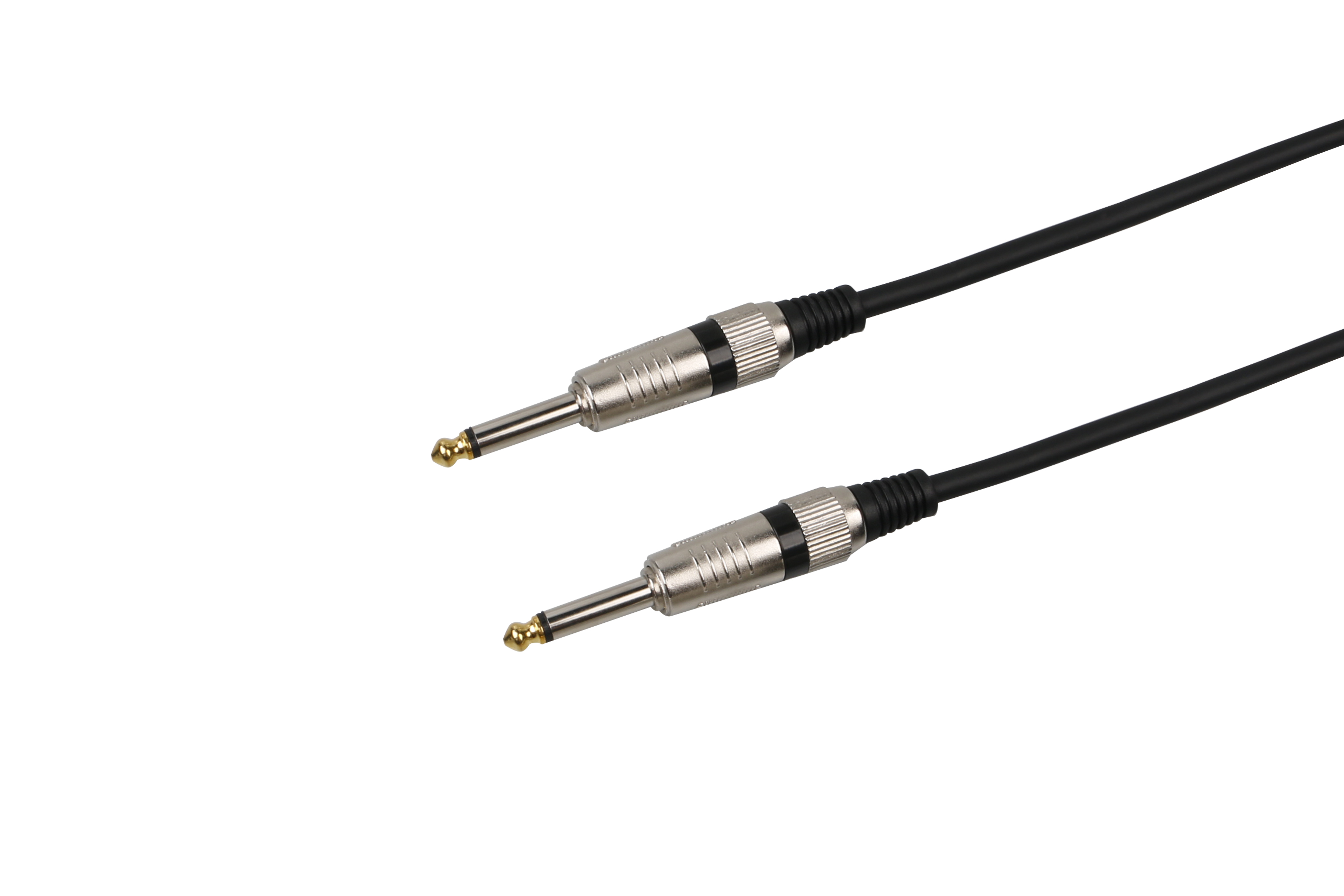 Câble audio pour guitare iCAN, mâle vers mâle, 25 pieds, noir