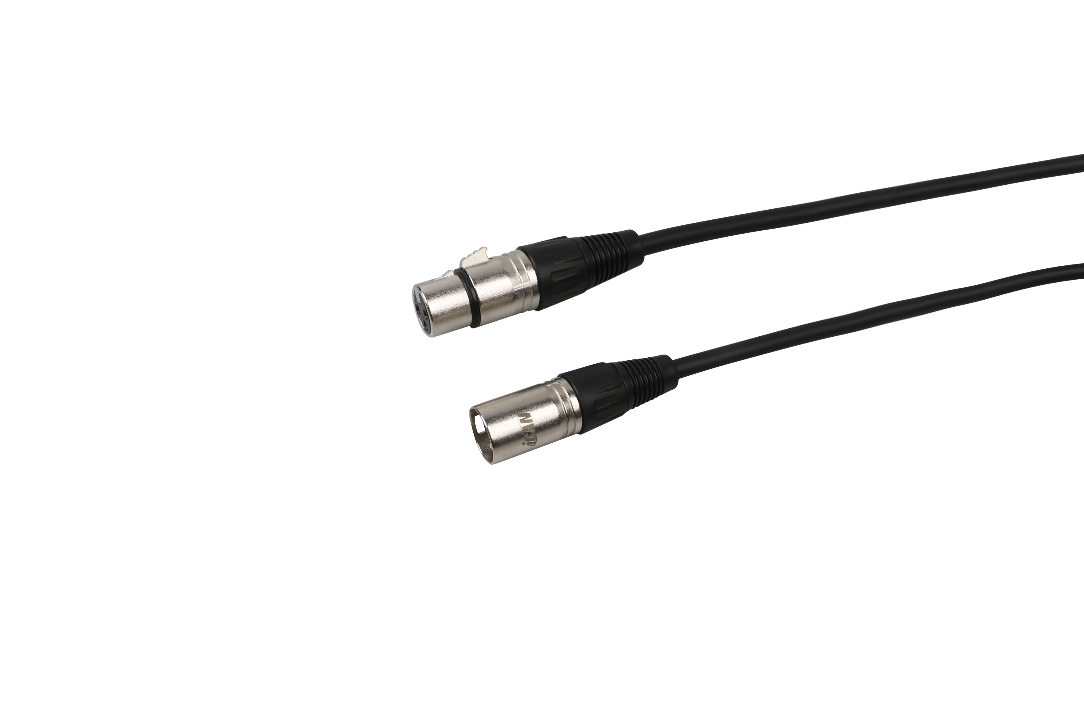 iCAN Audio XLR Male to Female Microphone Cable, 25FT, Black