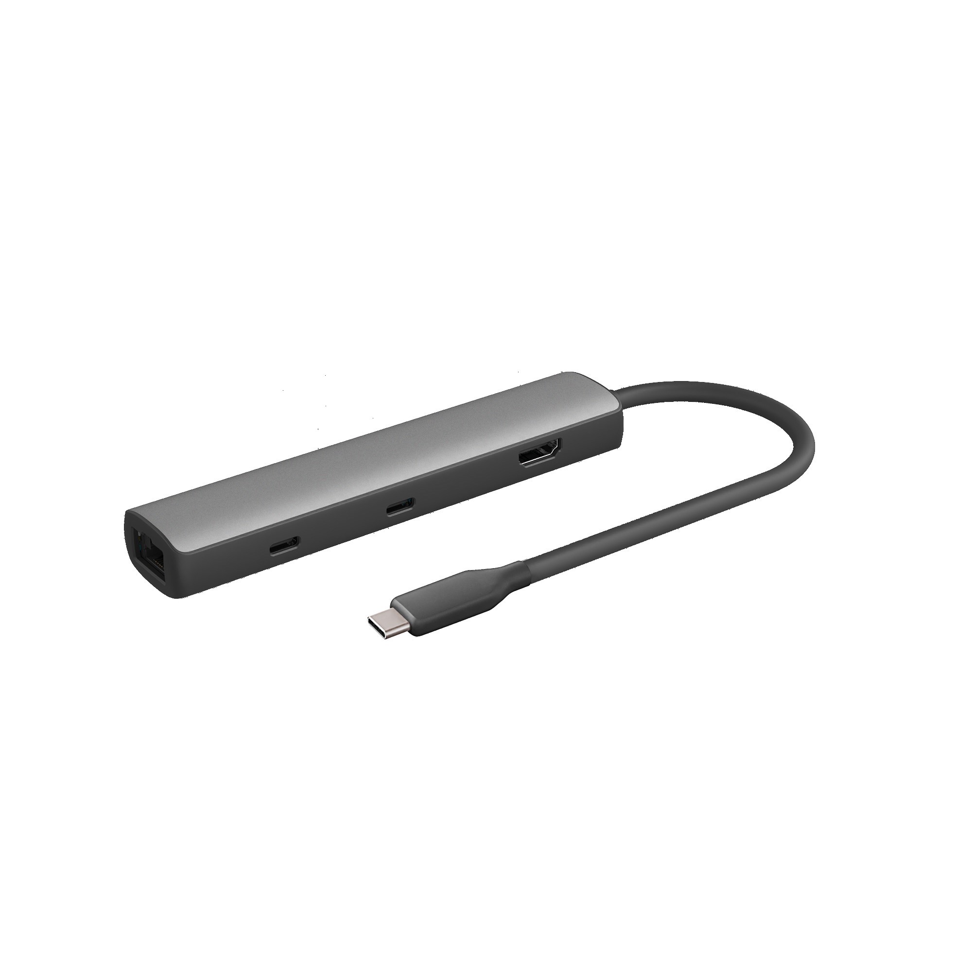 iCAN Premium USB4 6-in-1 Multiple Port 8K Adapter