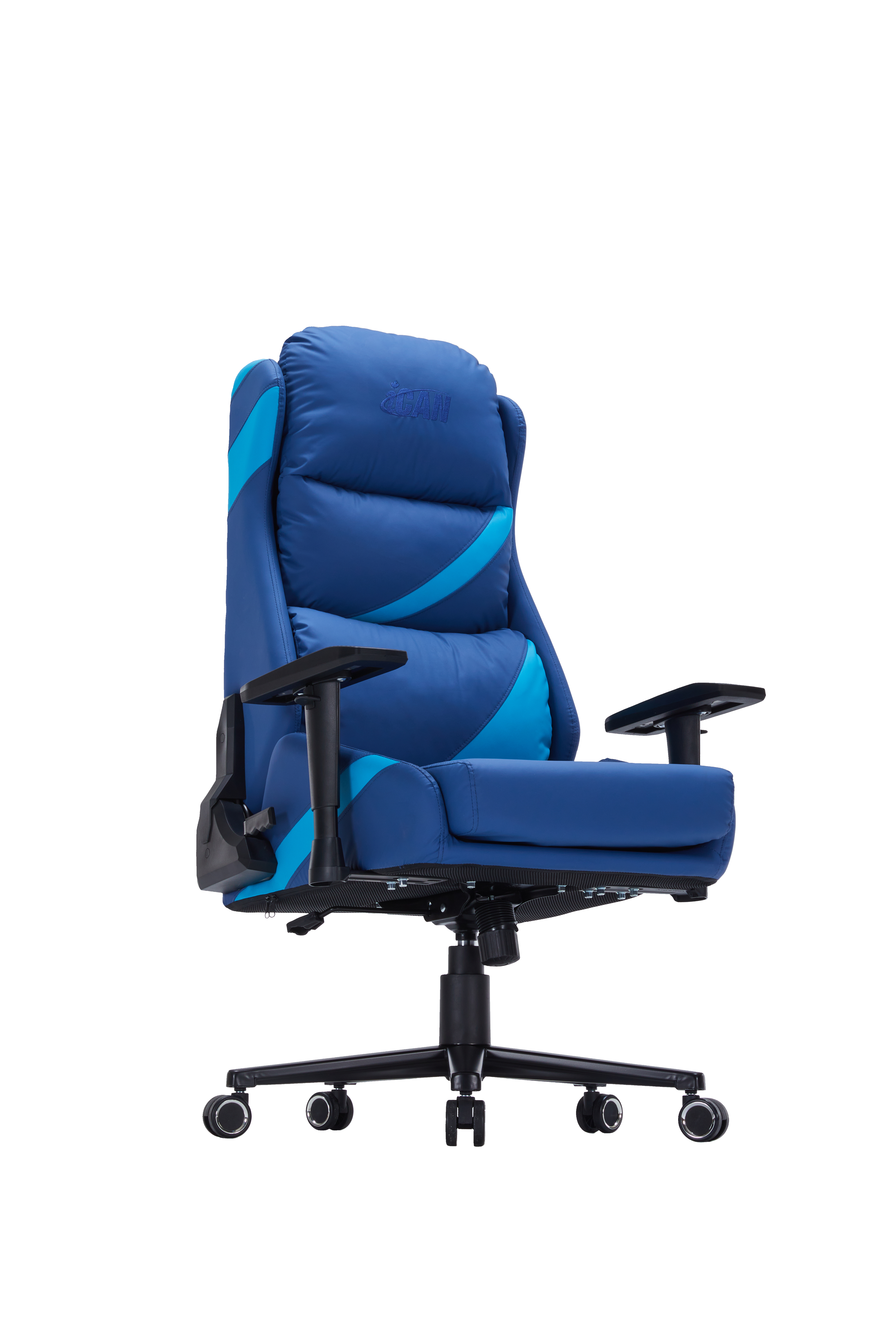 iCAN 9891 Fauteuil Gaming en Cuir PU, Bleu