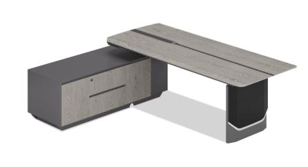 Sunon EAR88L.218185H Freestanding Manager Desk with Side Cabinet