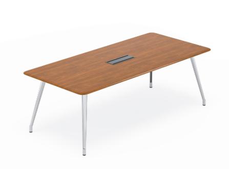 Sunon EN75-2.240110H Long Meeting Table with Round Aluminum Base