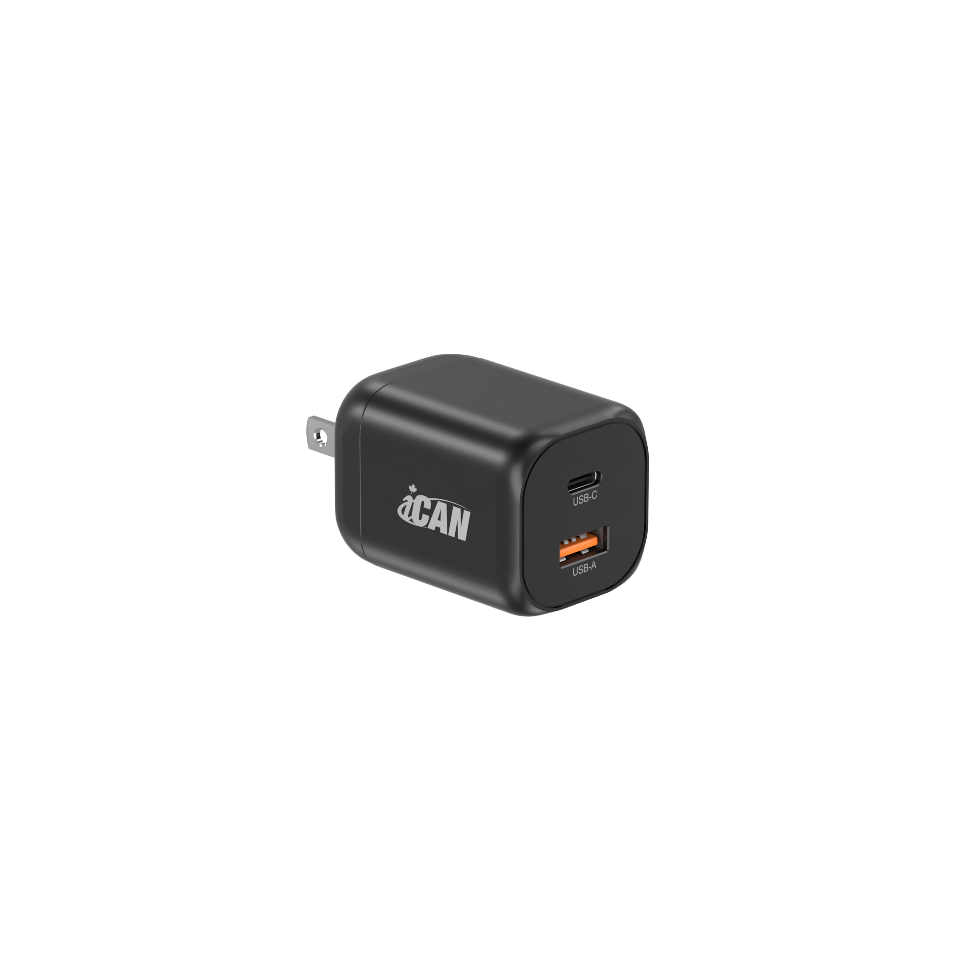 iCAN 60W 2-Port GaN AVS PD3.2 USB-C Wall Charger