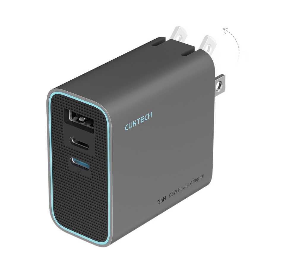 CUKTECH Chargeur mural PD à 3 ports de 65 W(Open Box)