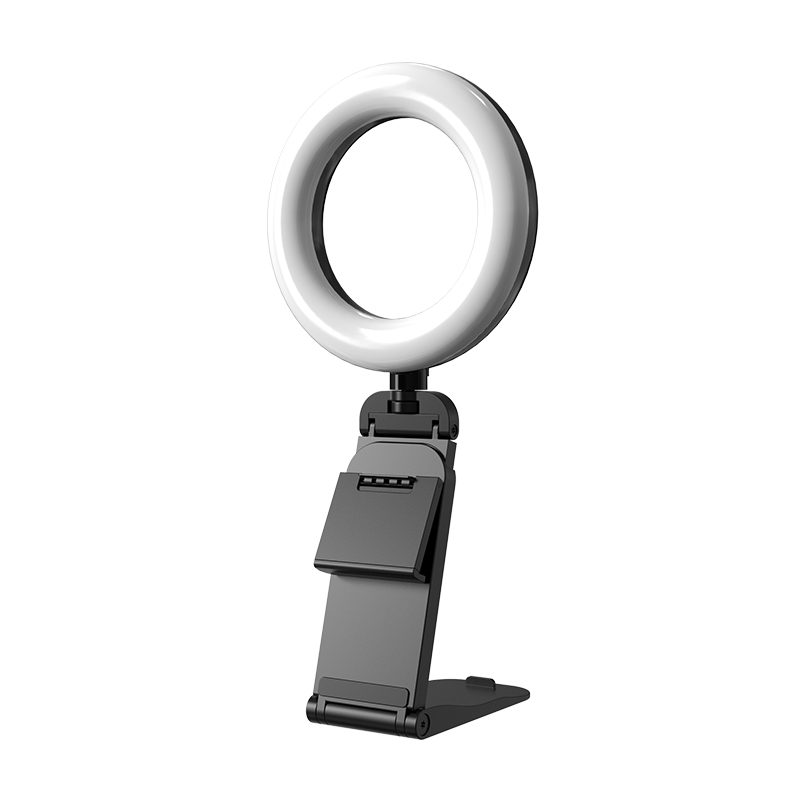 iCAN Mini anneau lumineux LED portable 5" pour selfie