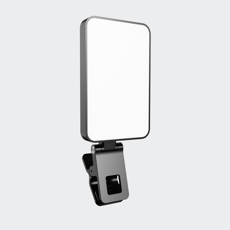 Lampe de vidéoconférence portable à LED iCAN 80 pour selfies