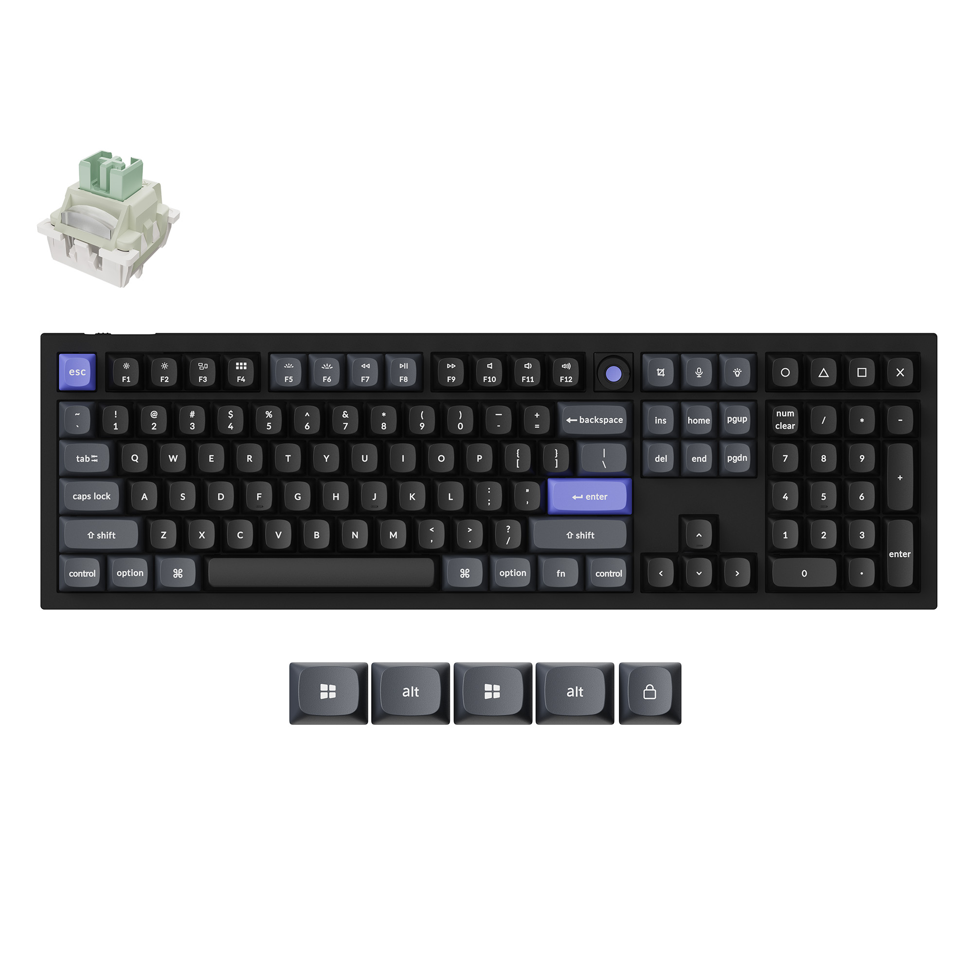 Keychron Q6 HE 8K Pleine grandeur Clavier Interrupteurs magnétiques