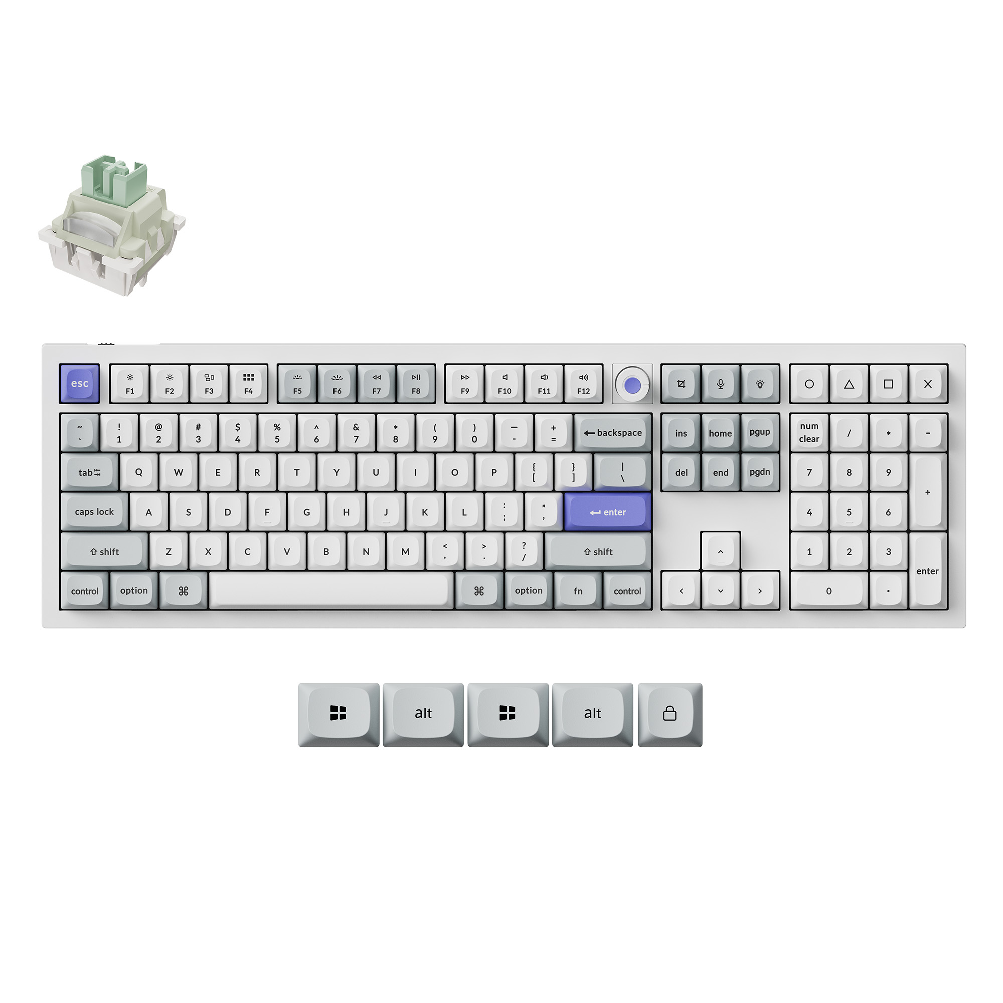 Keychron Q6 HE 8K Full Size Keyboard Magnetic switches