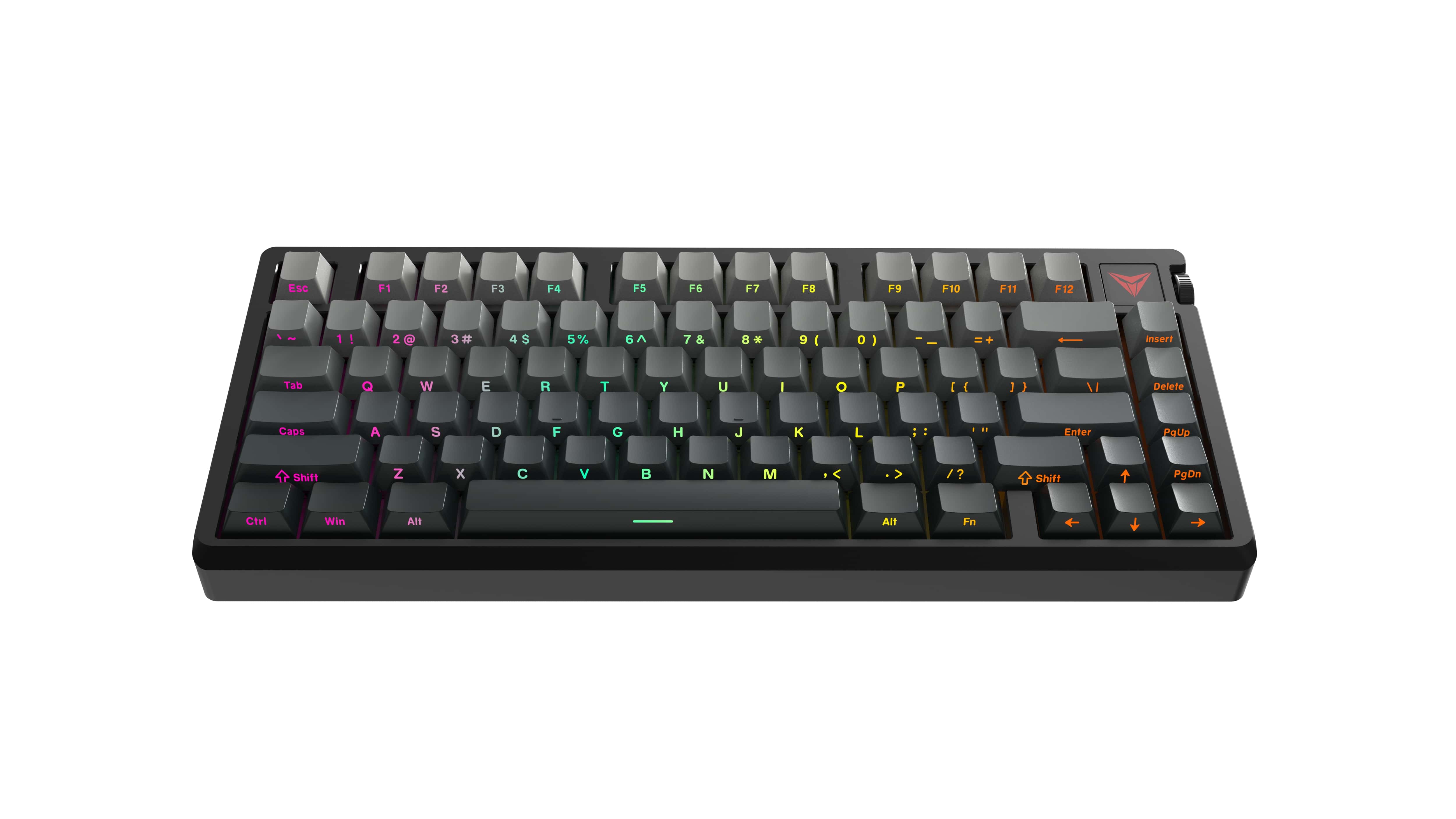 ARMOURY PD75M Clavier 75 % en aluminium, Noir