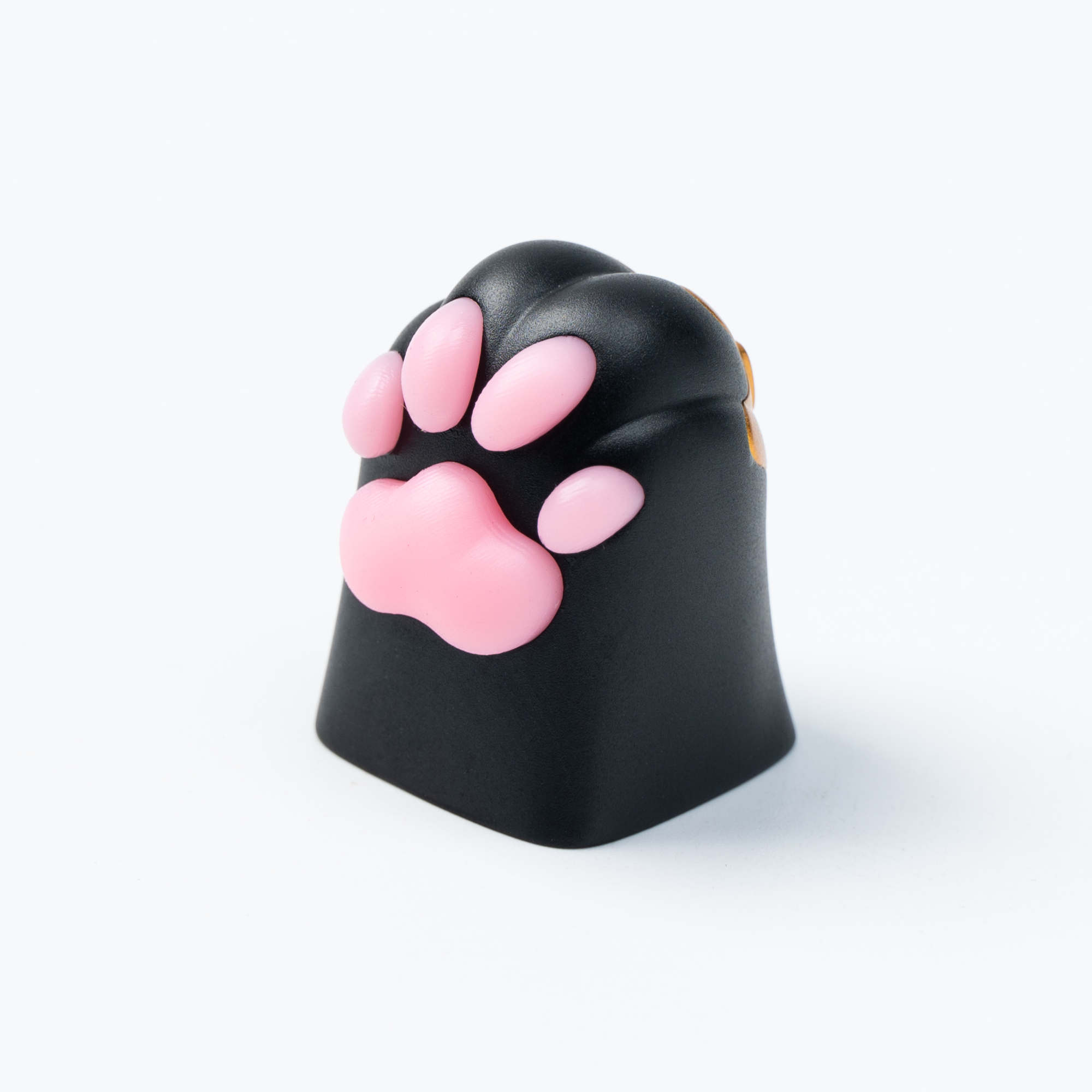 Keychron Silicone Kitty Paw Alliage d'aluminium Artisan Keycap-Noir