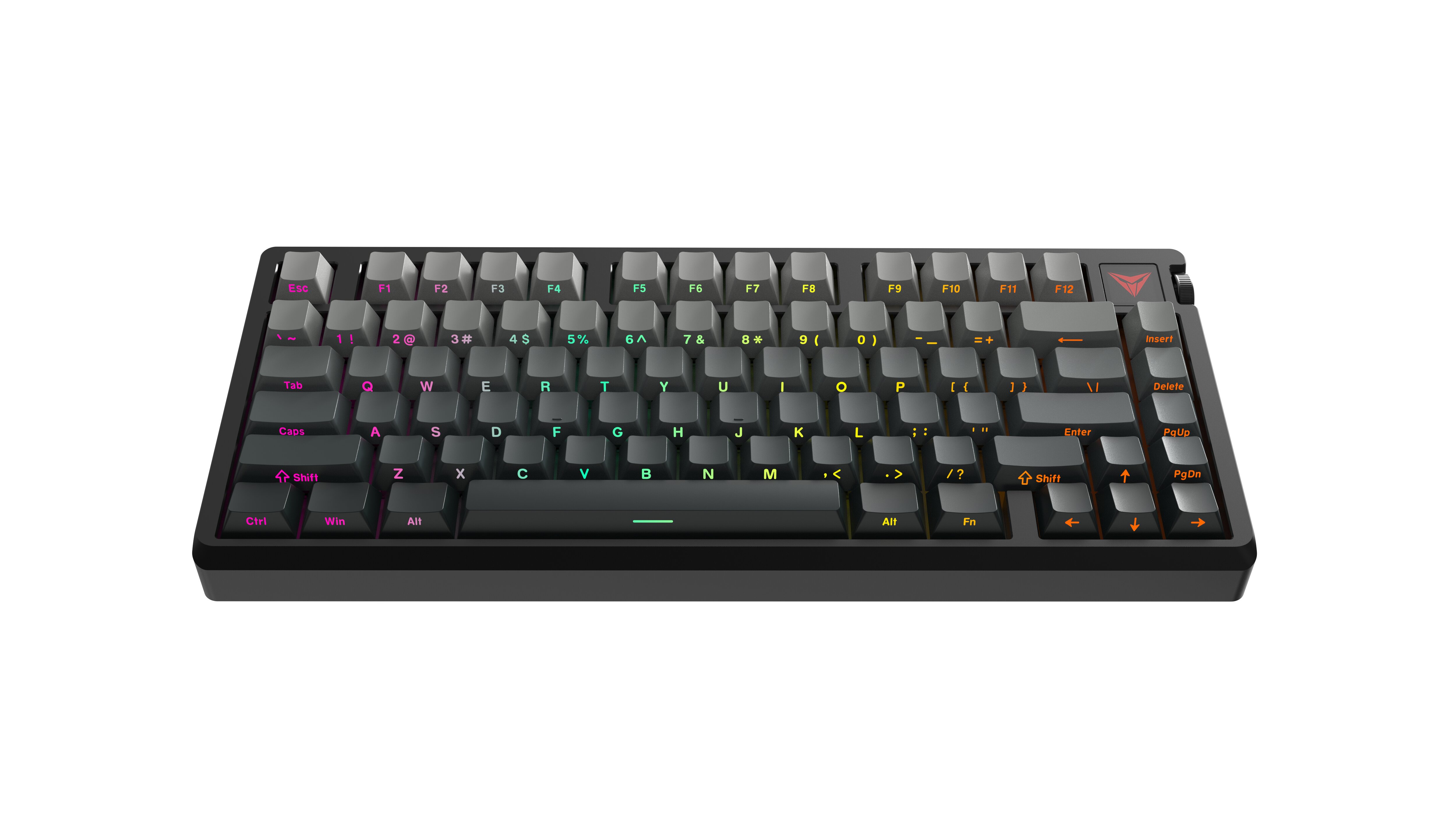 ARMOURY PD75M Clavier 75 % en aluminium, Noir(Open Box)