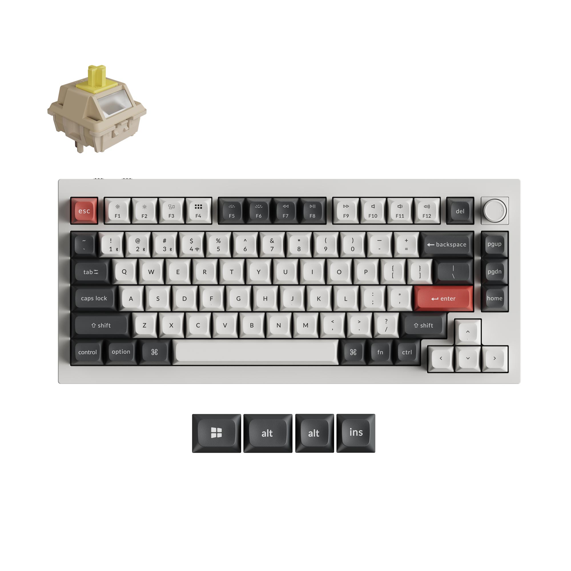 Keychron Q1 Ultra 75% Keyboard Tactile switches