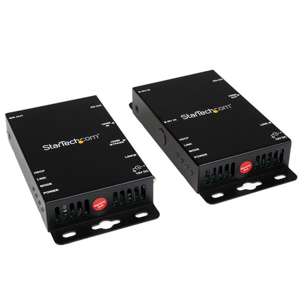 xtendeur HDBaseT StarTech HDMI sur CAT5 - RS232 - IR - Ultra HD 4K - 330 pieds (100m) (ST121UTPHD2) | -Avec HDBaseT, étendez...