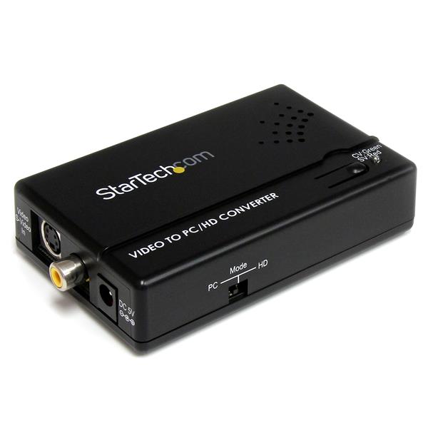 onvertisseur de balayage vidéo StarTech Composite et S-Video vers VGA (VID2VGATV2