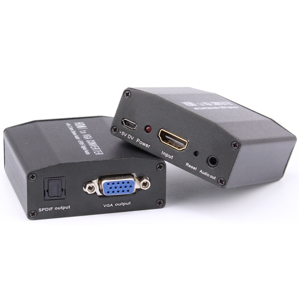 iCAN HDMI v1.3 vers VGA + audio 3,5 mm (1 paquet)