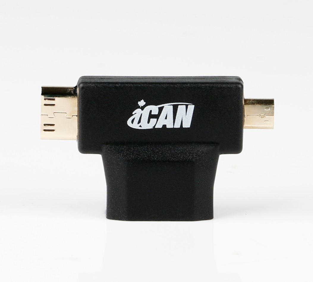 iCAN HDMI A Female-to-Male Micro Adapter