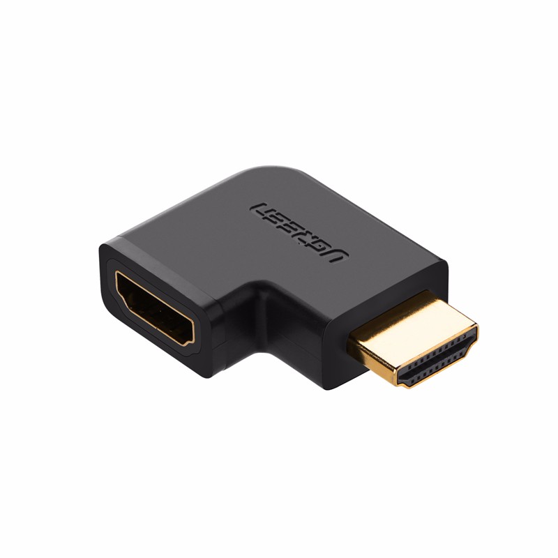 Adaptateur UGREEN 20112 HDMI mâle vers femelle - Droit, Noir