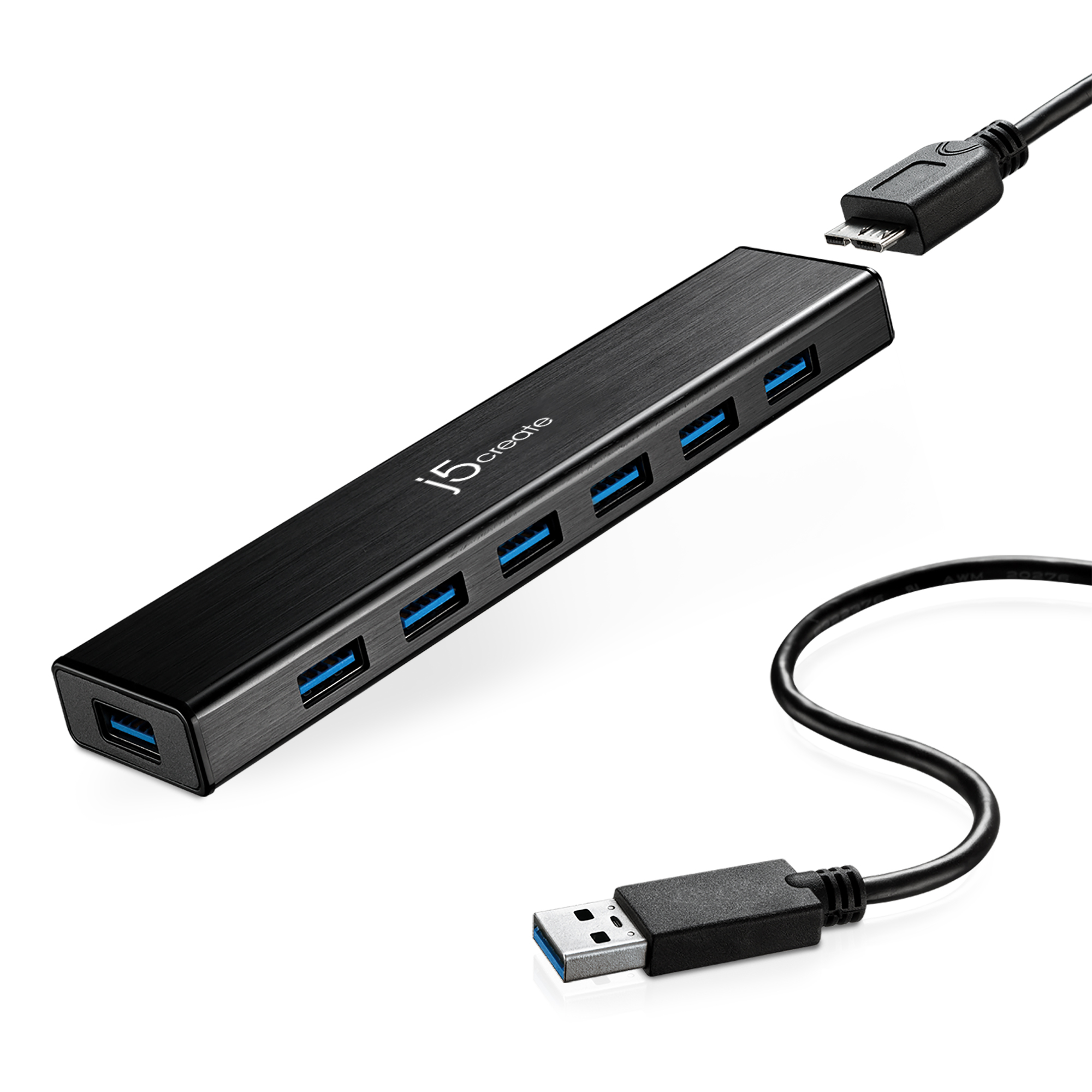 j5create Concentrateur USB3.0 7 ports