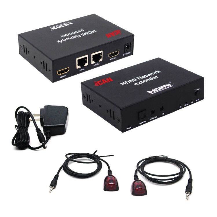 ICAN 4K 60Hz HDMI Extender over Ethernet  CAT5/CAT6 (up to 216ft)