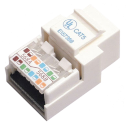 StarTech - Prise Keystone modulaire Cat5e (KEYSTONE2WH)