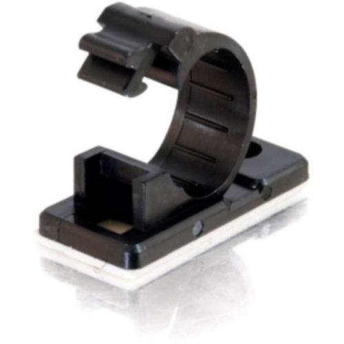 Cables To Go 0.68in Self-Adhesive Cable Clamp Multipack (50 pack) (TAA Compliant) (43053)