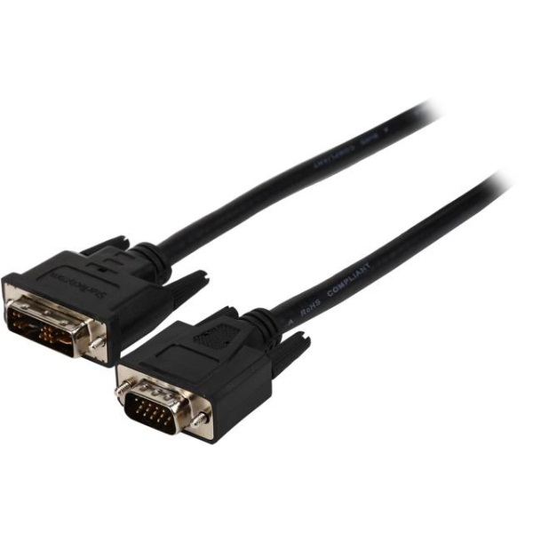 StarTech 10 ft DVI to VGA Display Monitor Cable Black (DVIVGAMM10)