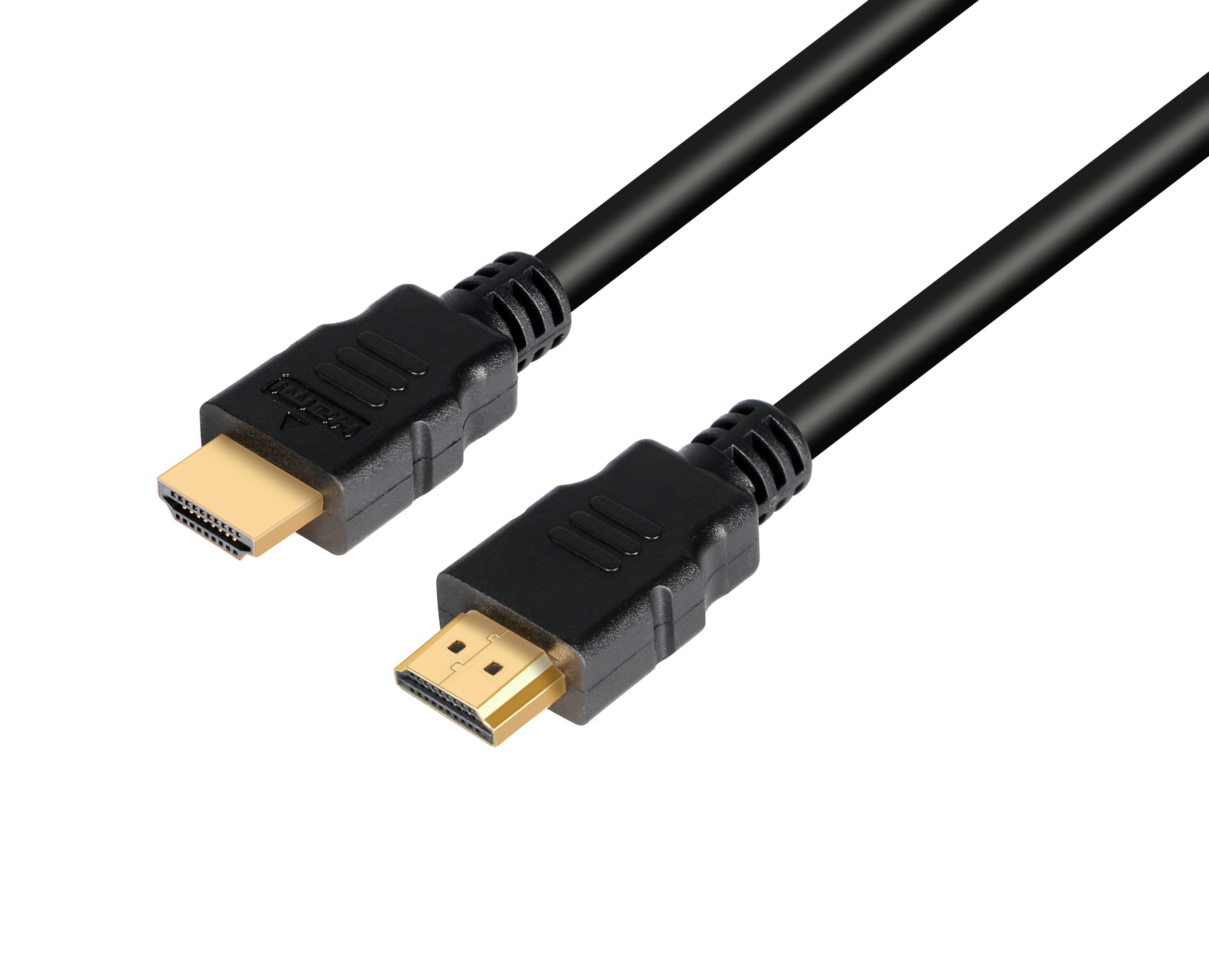 iCAN HDMI 26AWG w/Ethernet, 3D, 4K Colour up to 60fps, Dolby Atmos Audio, Gold Plated, M/M, 40FT, Black