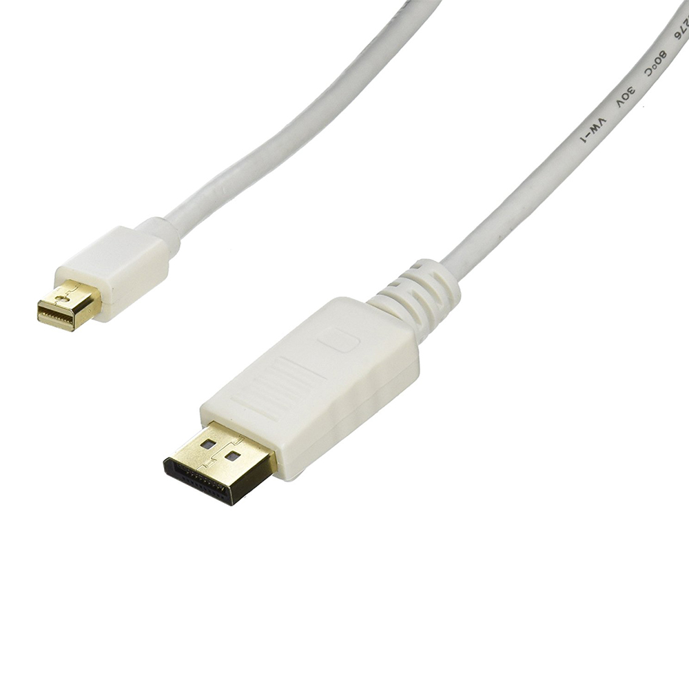 Câble iCAN DisplayPort vers Mini DisplayPort, mâle vers mâle, plaqué or, 6 pieds(Open Box)
