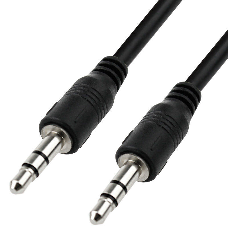 iCAN Câble stéréo mâle vers mâle 3,5 mm 28AWG - 1 pi