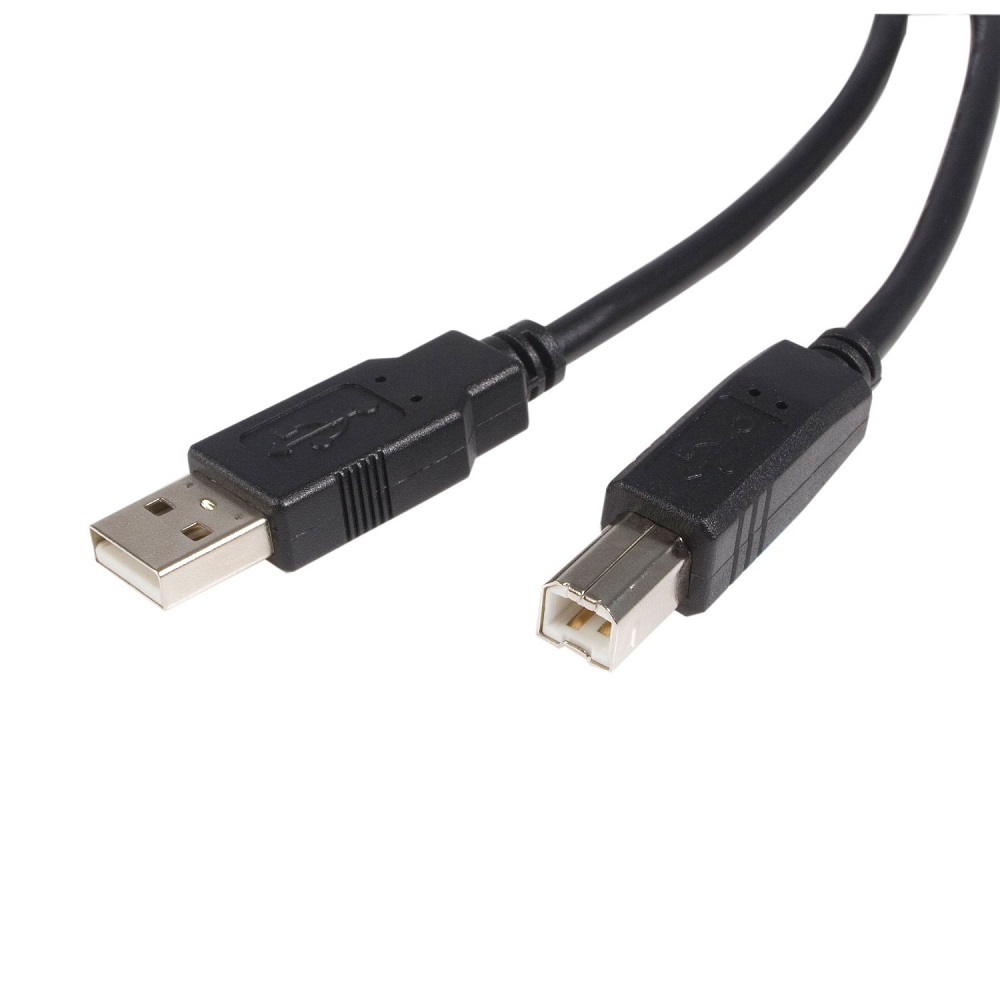 iCAN USB 2.0 Type-A Male to Type-B Male Cable, 480Mbps, 6ft